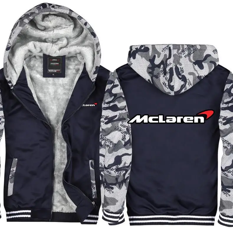 5 New Autumn Winter men Sweatshirt Thicken Mclaren coat zipper Sweatshirt Casual Tracksuit fashion new style - Цвет: 5