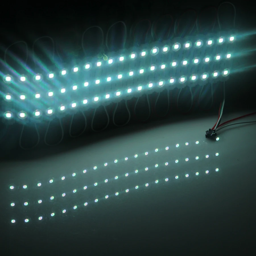 1000 шт./лот Utra яркий SMD5050 RGB светодиодный модуль водонепроницаемый 2811 IC DC12V