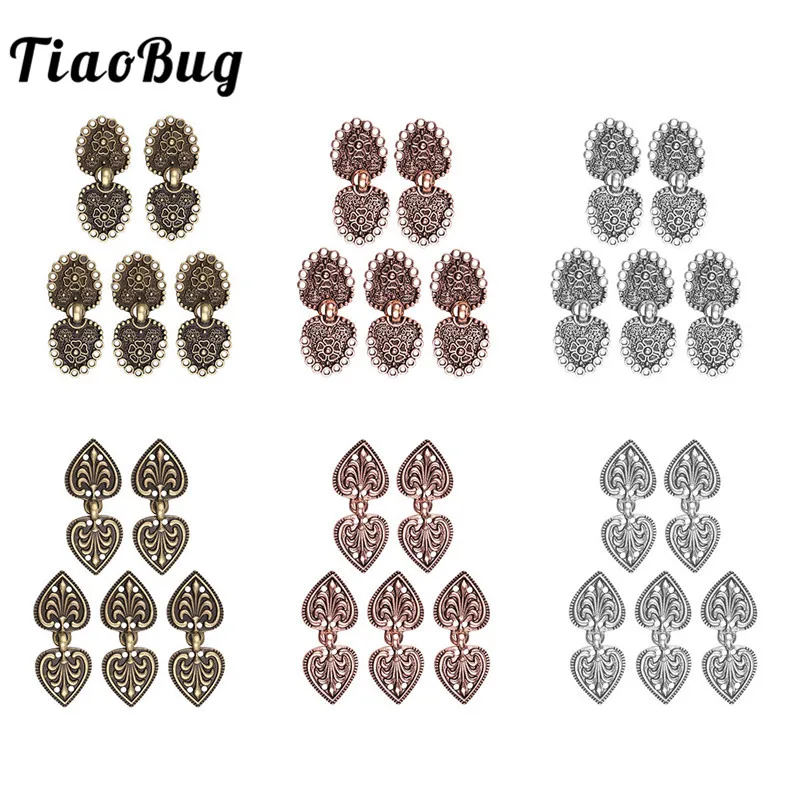 

TiaoBug/5 пар винтажная медная китайская накидка с пряжкой в виде цветов чонсам, накидка с застежками, пришивная брошка на крючках и кнопках для глаз в подарок