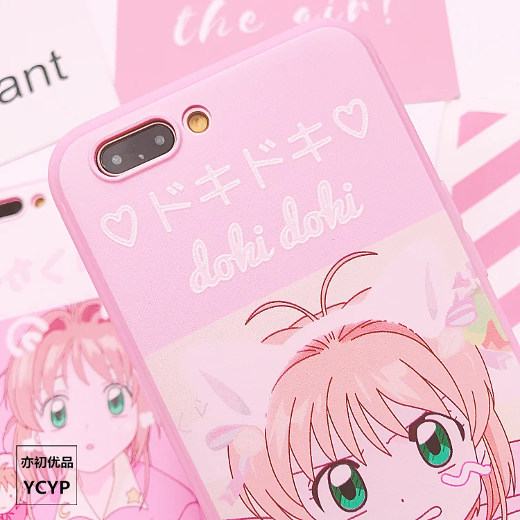 Мягкий чехол и переднее закаленное стекло для huawei mate 9/ mate10 10pro /mate9pro lovely girl Pink Sakura +