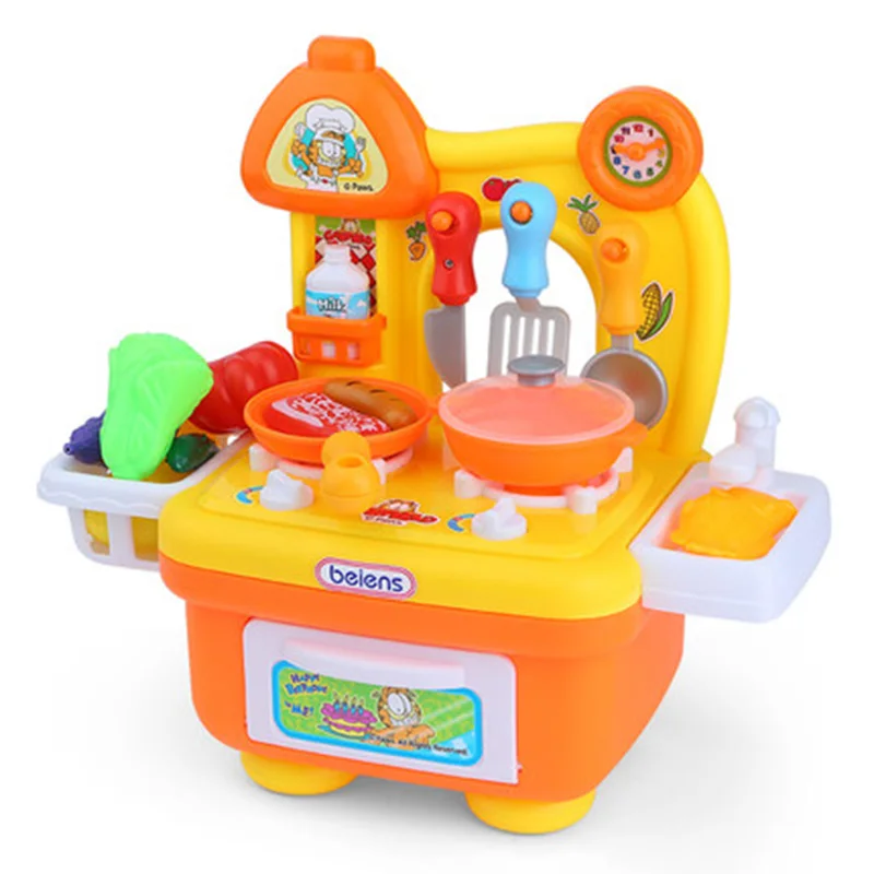 Beiens Пособия по кулинарии игрушка мини Кухня Игрушки для девочек Гарфилд