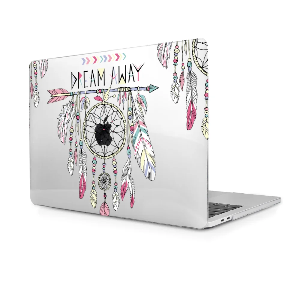 M155 Чехол для ноутбука Gradent Green Dream Catcher для Apple Macbook Pro retina 12 13 New Air 11 13 с сенсорной панелью retina ID A1466 A1932 - Цвет: M155