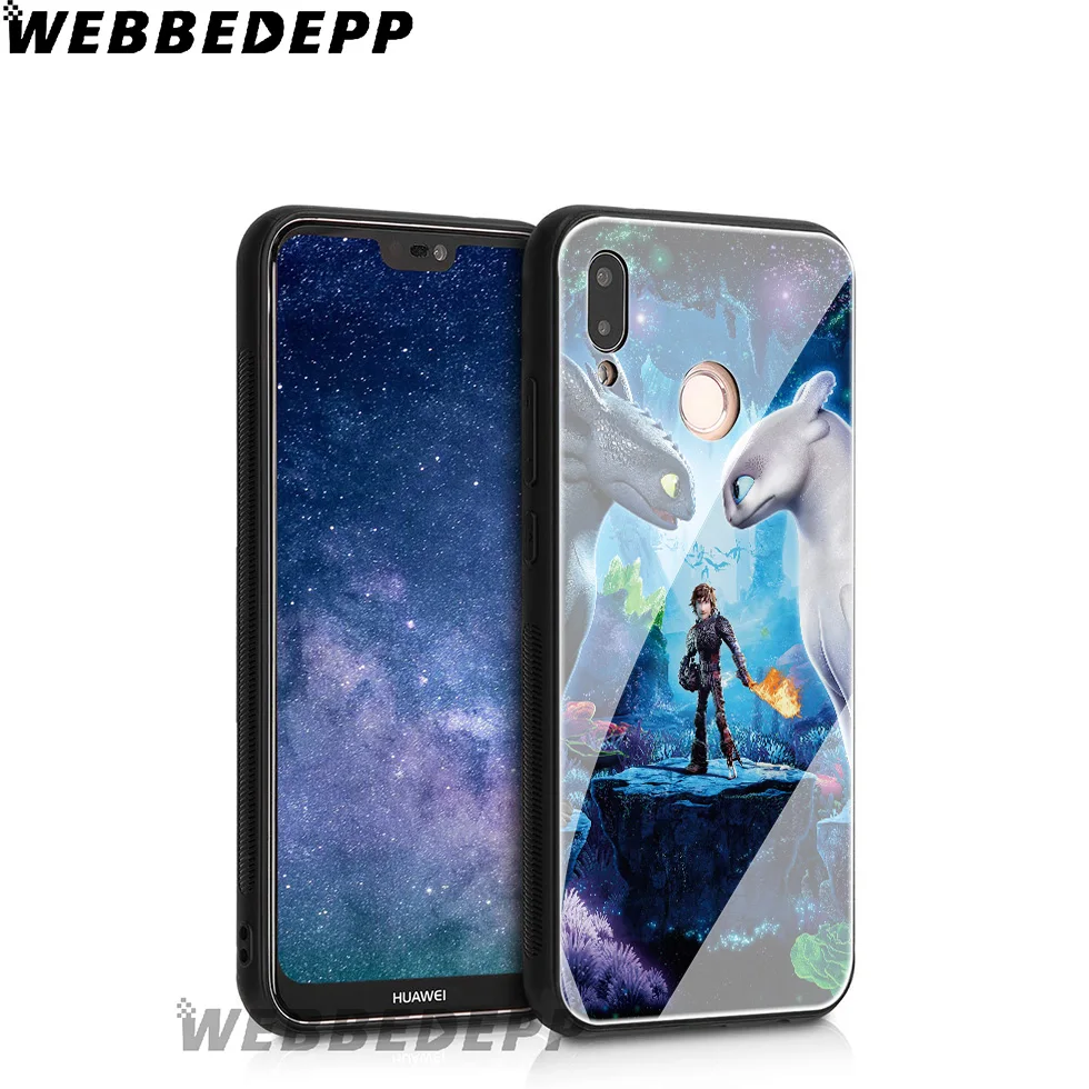Чехол с закаленным стеклом Как приручить дракона 2 для Huawei Mate 20 P20 P10 P Smart 2019 2018 &amp