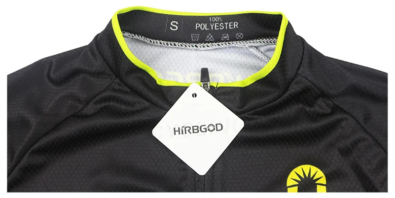 HIRBGOD, черный цвет, длинный рукав, женские майки для велоспорта, высокое качество, цветная полоска, принт, дышащий, MTB, велосипед, одежда Ropa Ciclismo, NR219