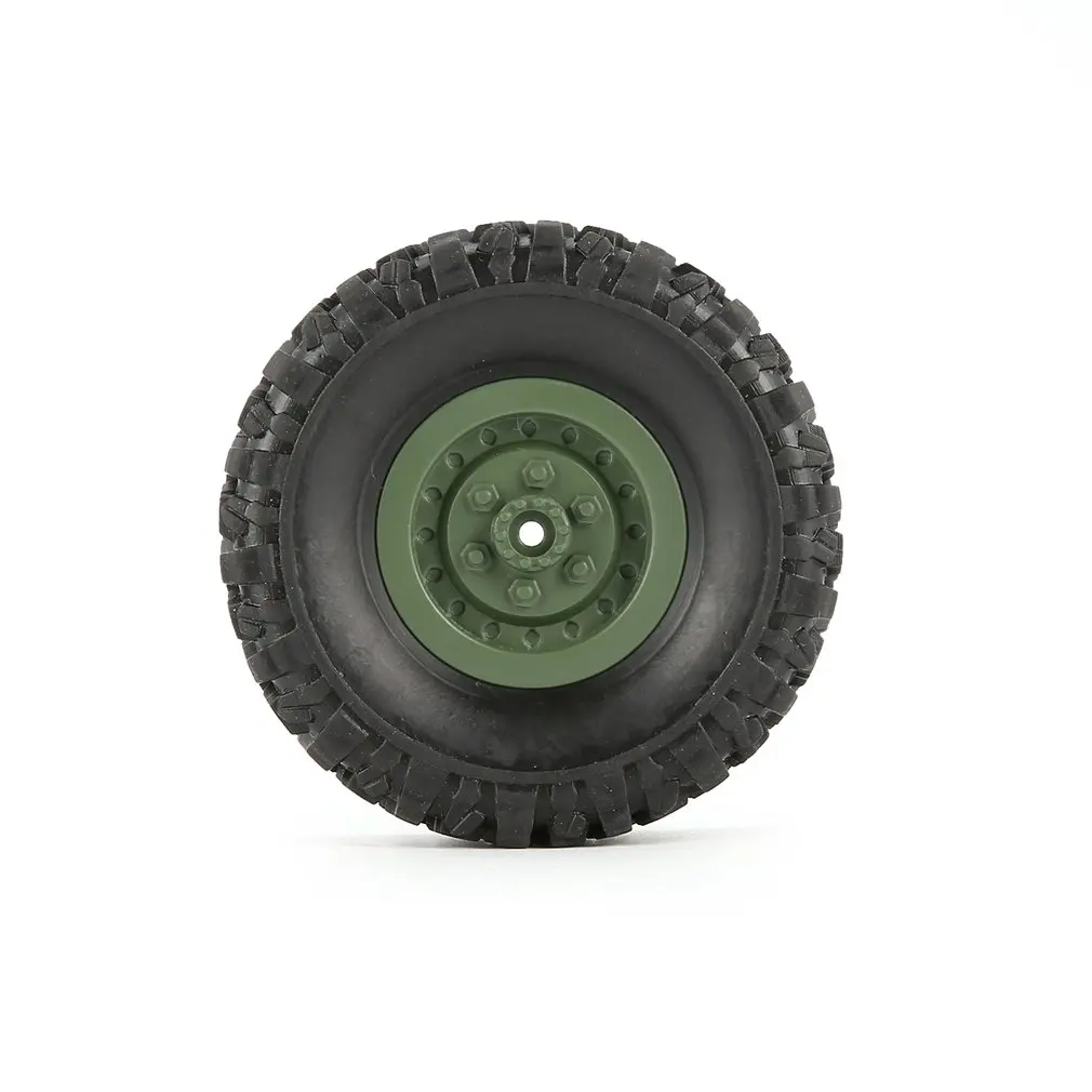 4pcs Rubber Wheel Rim Tire Tyre for RC 1/16 Climbing Crawler Car WPL B-1/B-24/C-14/C-24/B-16 Truck Part Spare Accessories | Игрушки и