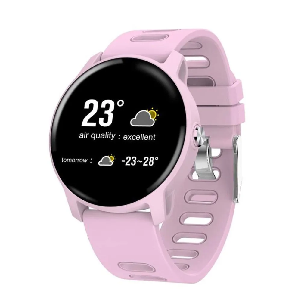 Android умные часы кровяное Давление отслеживать сердечный ритм SmartWatch для детей Для женщин Водонепроницаемый спортивный умный Браслет S08