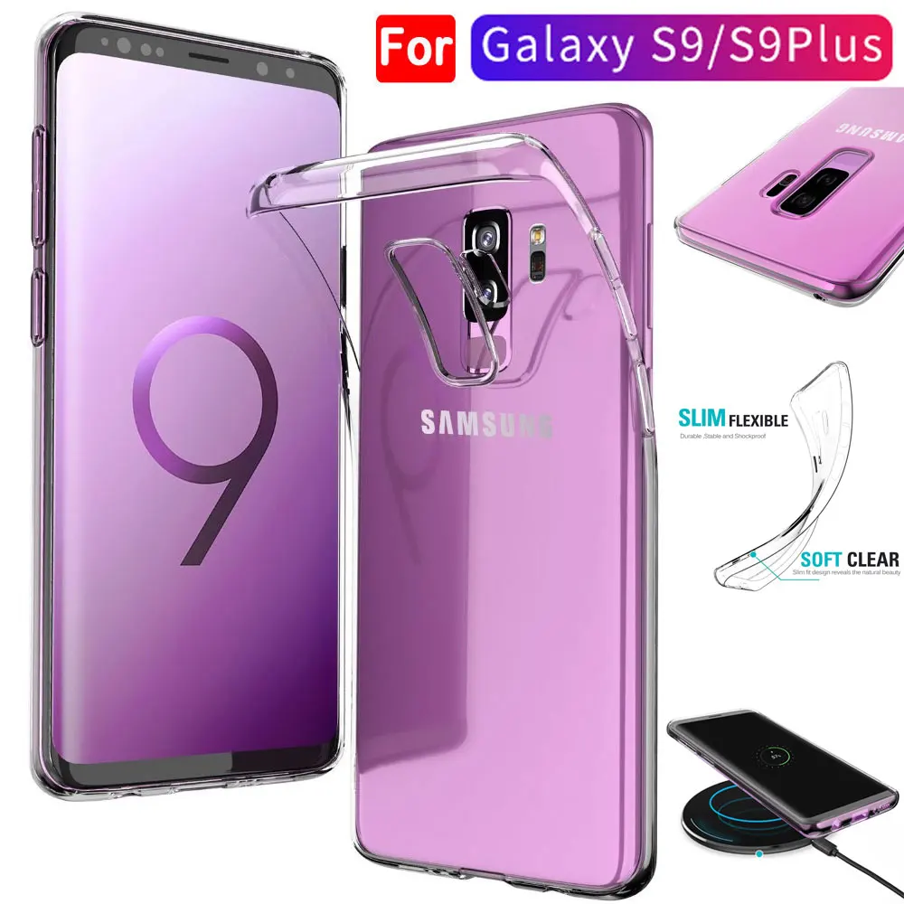 Оригинальный чехол JETJOY для Samsung Galaxy S9/S9 Plus ультра тонкий прозрачный силиконовый