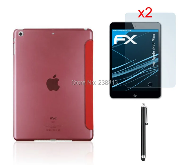 Ультратонкая задняя прозрачная Кожаная подставка-трансформер + 2 прозрачных