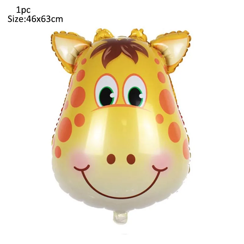 1pc deer Детский душ животные шарики для день рождения джунгли вечерние для вечеринки в стиле сафари Джунгли Тема вечерние шары Свадебная вечеринка Декор ребенок день рождения шар - Цвет: 1pc deer
