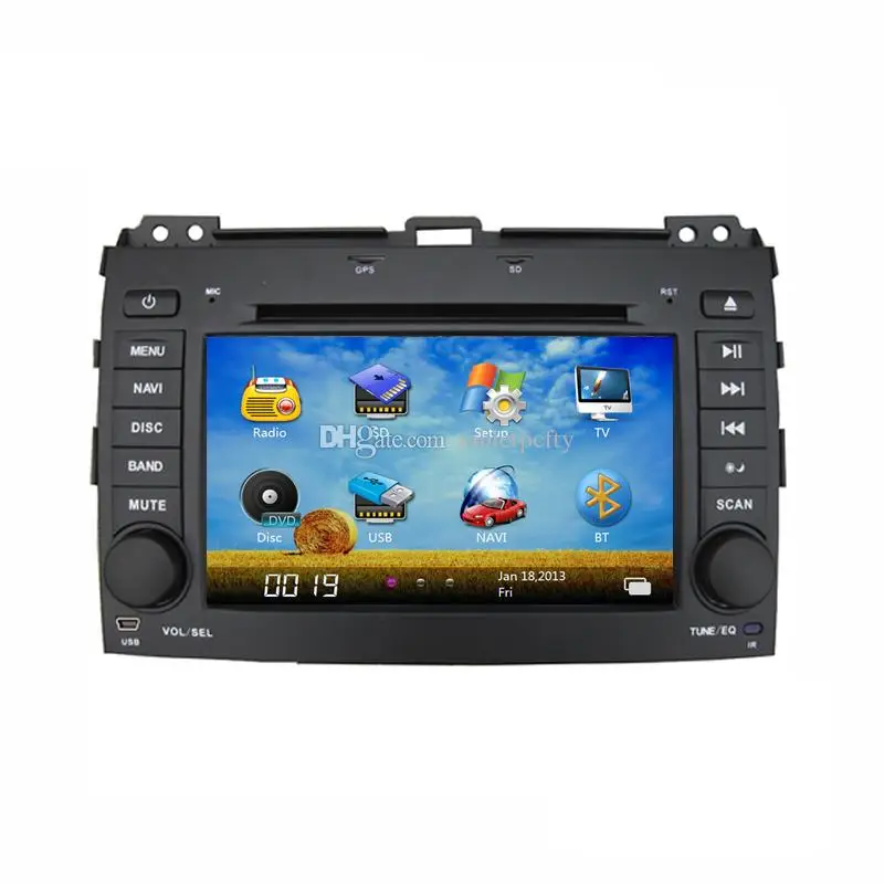 Автомобильный dvd плеер 7 &quotс GPS (опционально) аудио Радио стерео USB/SD AUX BT/TV головное