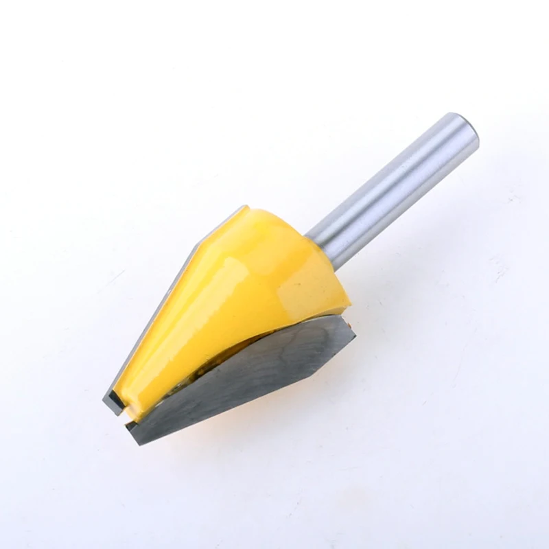 CHWJW 1pc 8mm Shank Panel Raiser Router Bit - Vertical Bevel Design Woodworking cutter Tenon Cutter for Tools | Инструменты