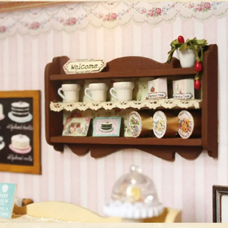 doll house casa de boneca miniature diy puzzle model wooden large size building dollhouse toys birthday gifts sweet berry time free global shipping