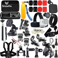 snowhu for gopro accessories kit chest strap belt body tripod harness mount for go pro hero 9 8 7 6 for yi 4k sport camera gs03