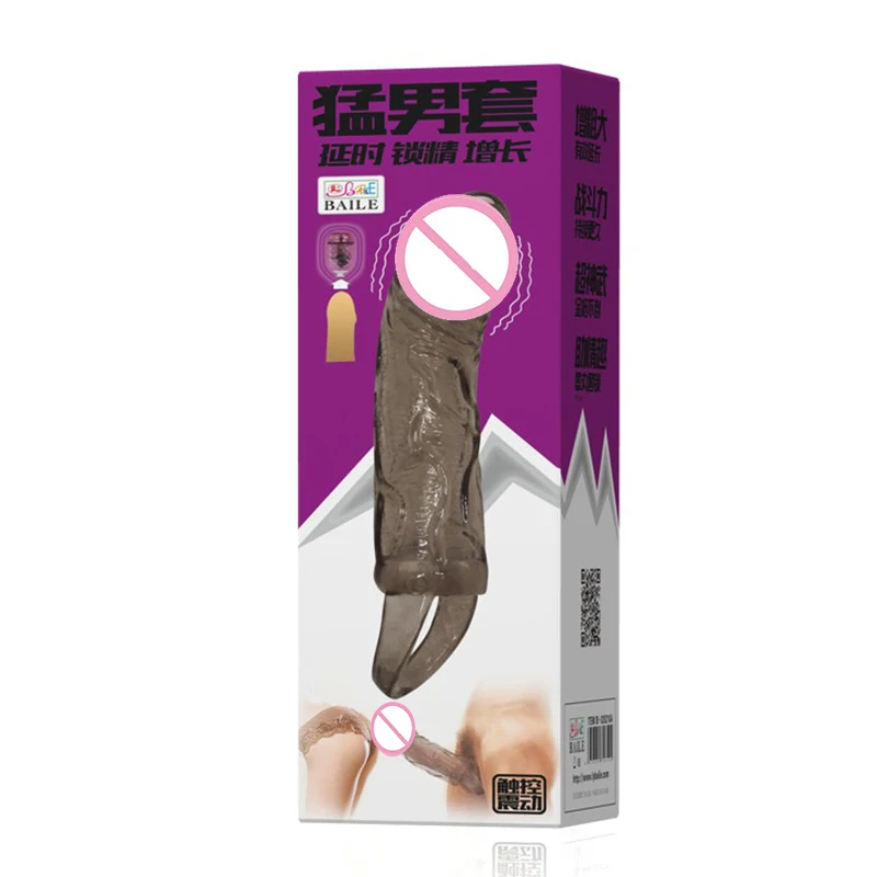 Интимные товары для мужчин презерватив черный/телесный многоразовые Пенис