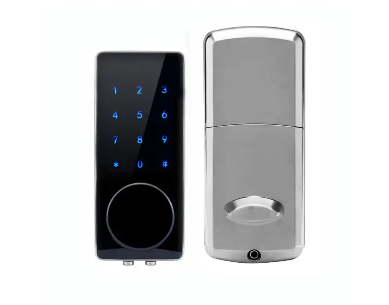 Right Handle LACHCO электронный дверной замок пароль, 2 карты, 2 механические клавиши сенсорный экран клавиатура цифровой кодовый замок умный вход L16076BS - Цвет: Right Handle