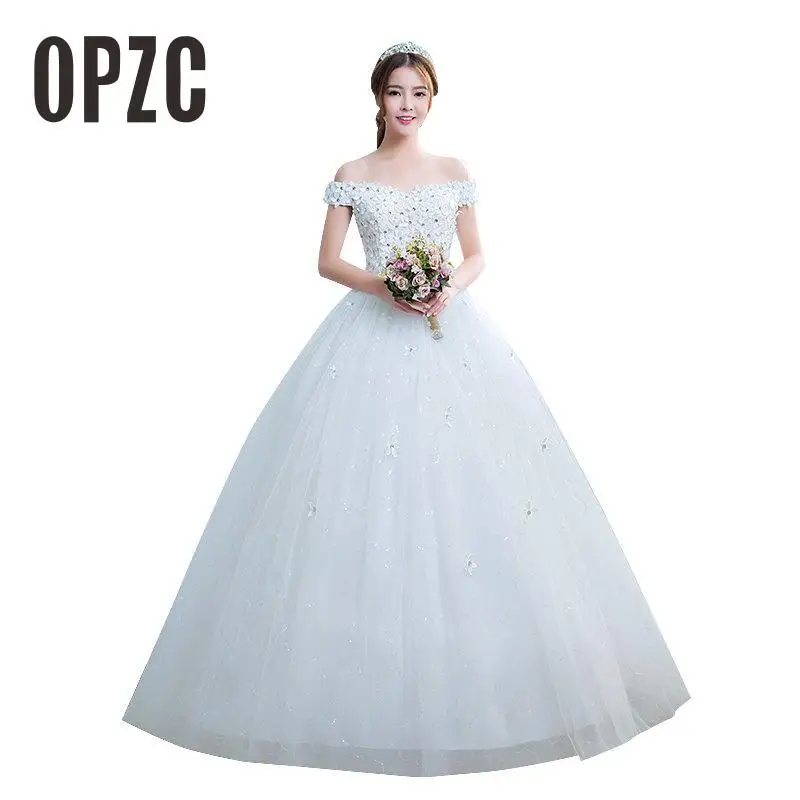 Вставка настоящих фото на заказ модное простое свадебное платье для девочек Vestido