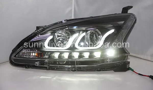 Светодиодная фара для NISSAN Sentra Sylphy led 2012 2014 LF|headlights for|for nissannissan headlights |