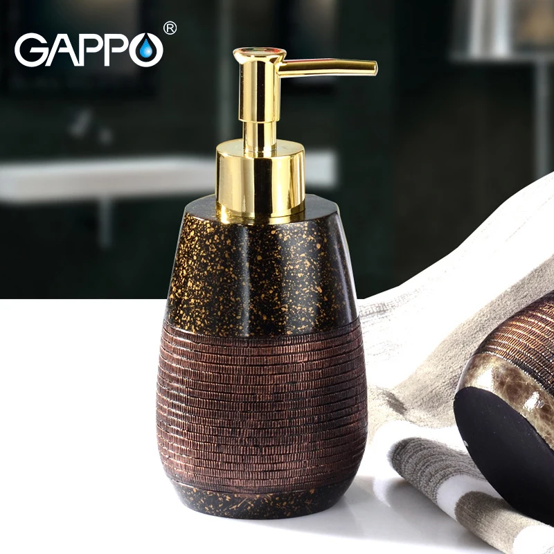

GAPPO liquid soap dispensers resin soap imported resin Bottles Bath Bathroom accessories soap dispensers bottles