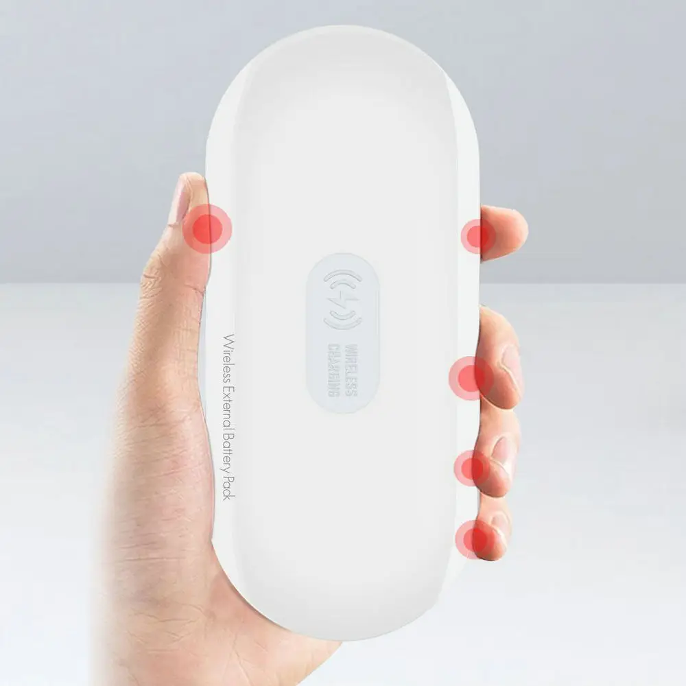 LDNIO 10000 mAh Qi Беспроводное зарядное устройство Внешний аккумулятор Беспроводная