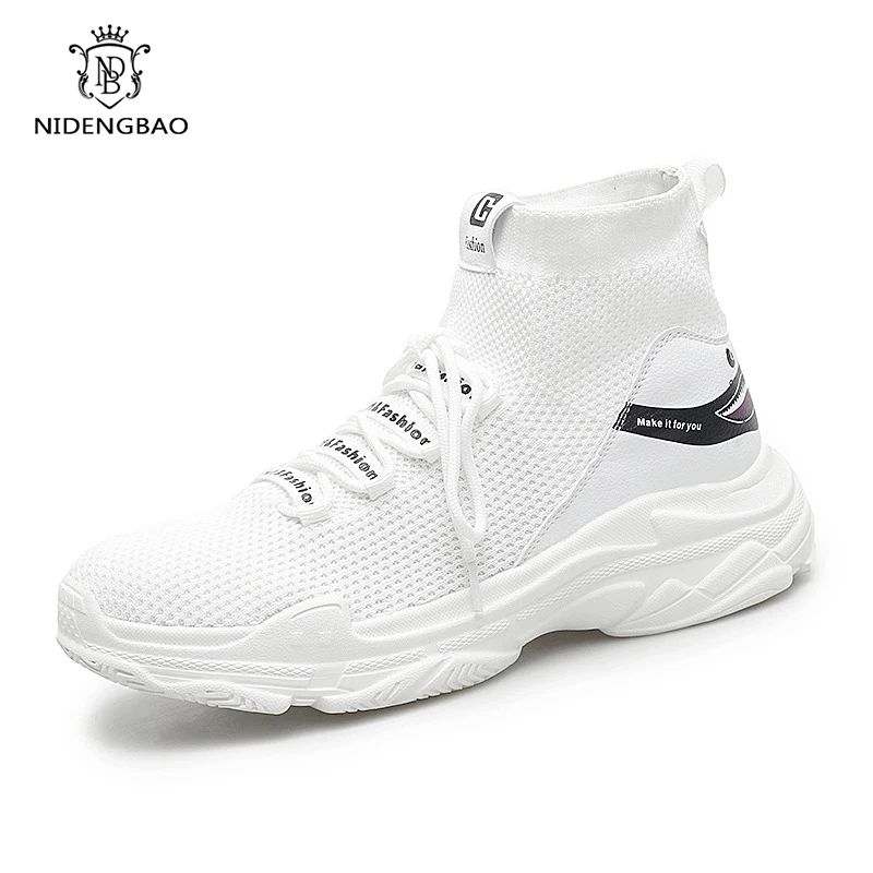 NIDENGBAO Shoes Men Casual 2018 Fashion New Autumn Flats Lace up Outdoor Male Sneakers zapatillas hombre size 39-45 | Обувь