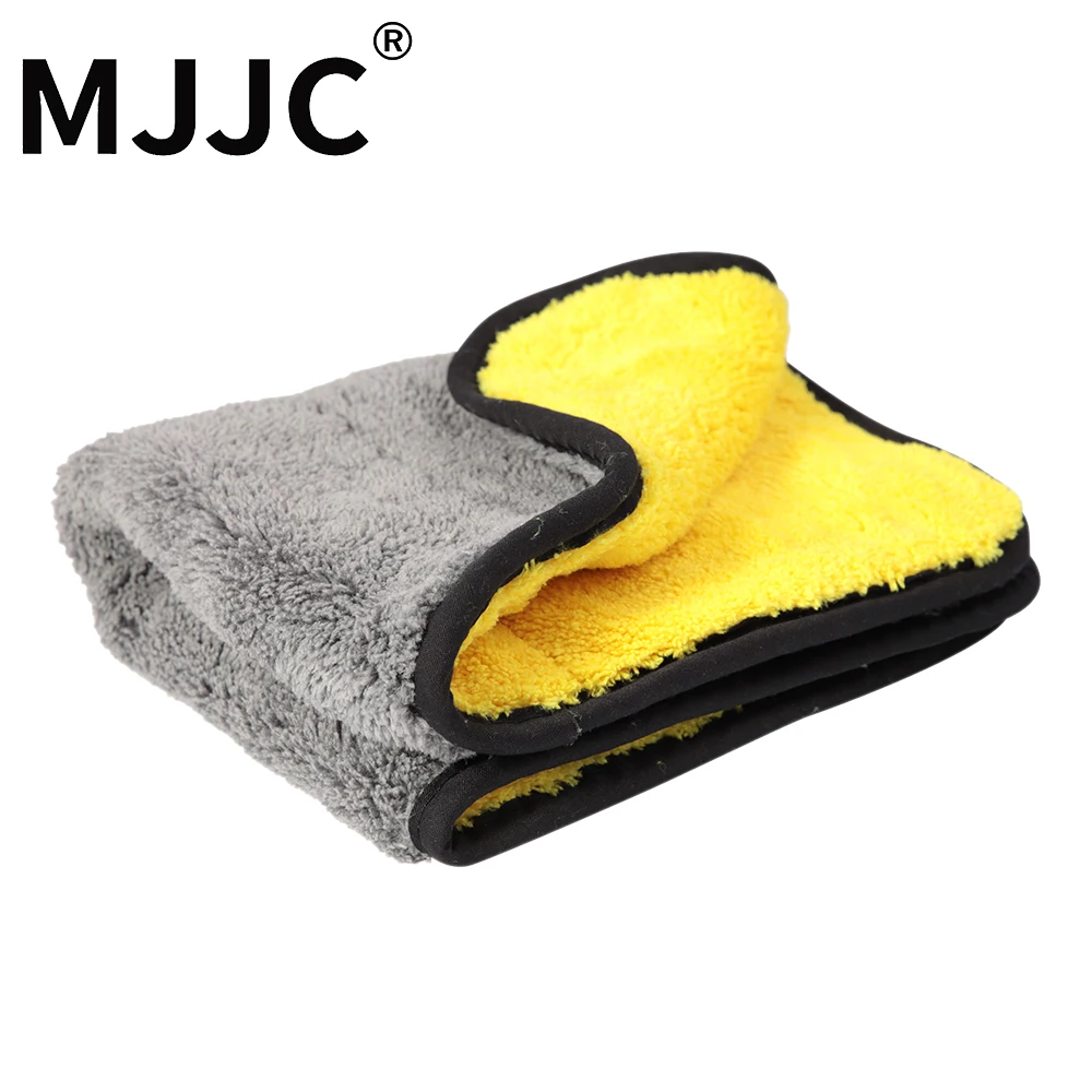 MJJC 2018 высокое качество 800gsm 900gsm плюшевые сушка из микрофибры Полотенца двойными