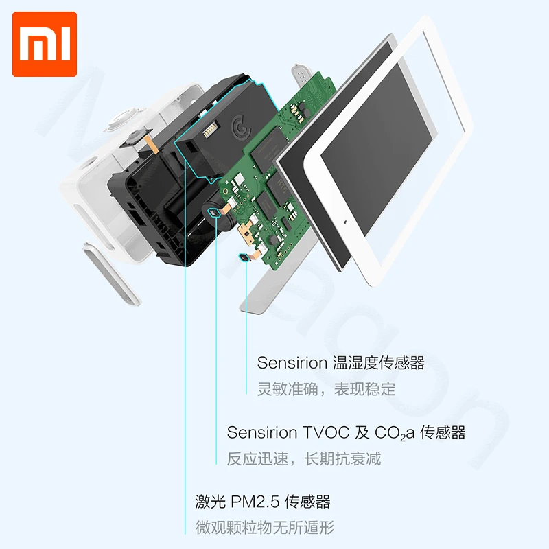 Новое поступление Xiaomi Mijia детектор воздуха высокоточное зондирование 3 97 дюймов
