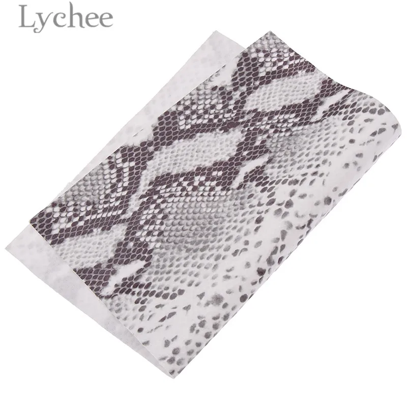 6 Lychee Life 29x21 см A4 тисненая змеиная ткань PU для сумки одежды Синтетическая кожа ткань Швейные материалы - Цвет: 6