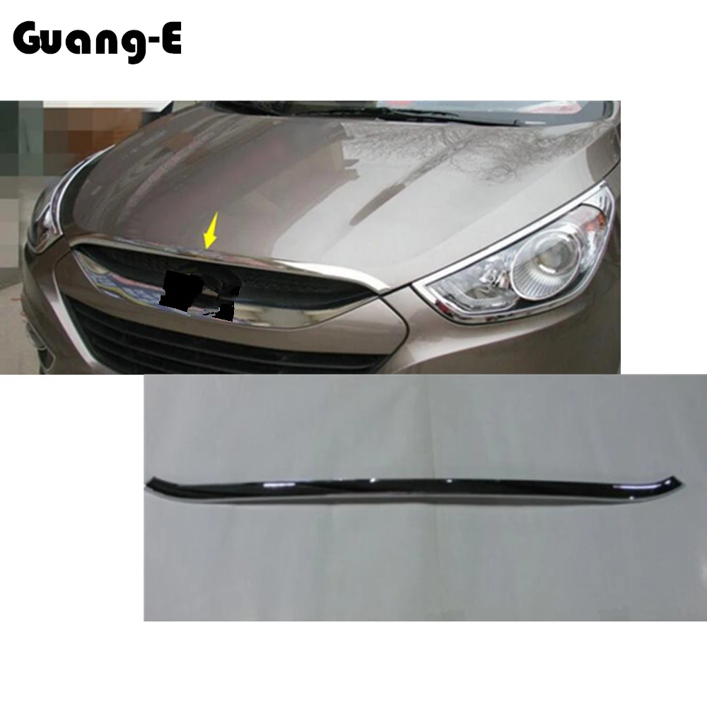 Для Hyundai IX35 2010 2011 2012 2017 Автомобильная Декоративная нержавеющая сталь передний