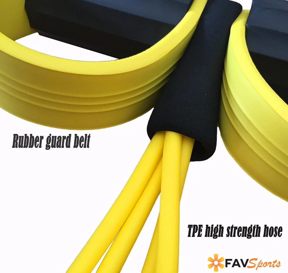 Спортивная эластичная Тяговая веревка для фитнеса спортзала обтягивающие