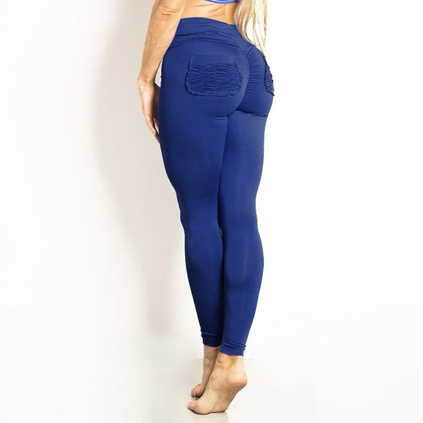 

Nice Spring Push Up Leggings For Women Slim Fit Solid Color Sportswear Pants Fitness Skinny ankle-length Pants Pantalon Femme