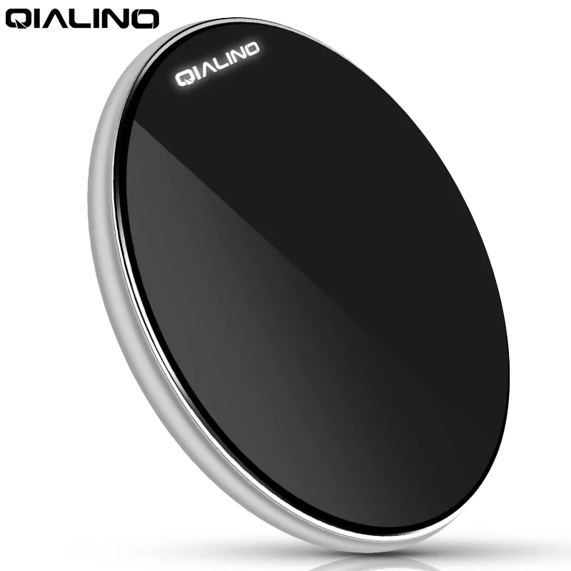 QIALINO Беспроводное зарядное устройство для iPhone 8/X/8 Plus Qi быстрая Беспроводная