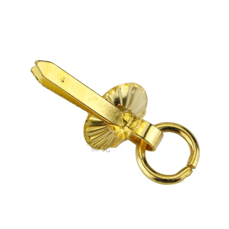 20 шт. маленькая латунная шкатулка для ювелирных изделий ручки в форме колец 12 мм