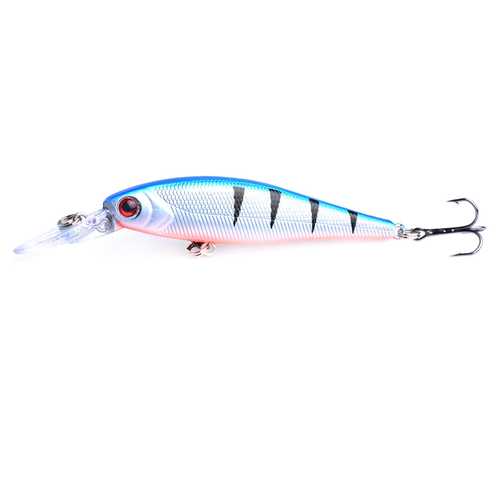 10 шт гольян приманки иска artificial10cm 9 5g 3D глаза Длинные Губы наживки Crankbait Пластик
