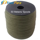 230 цветов Paracord 550 Paracorde веревка, Cuerda Escalada Mil Spec Тип III 7 нитей парашютный открытый Campling выживания покупки