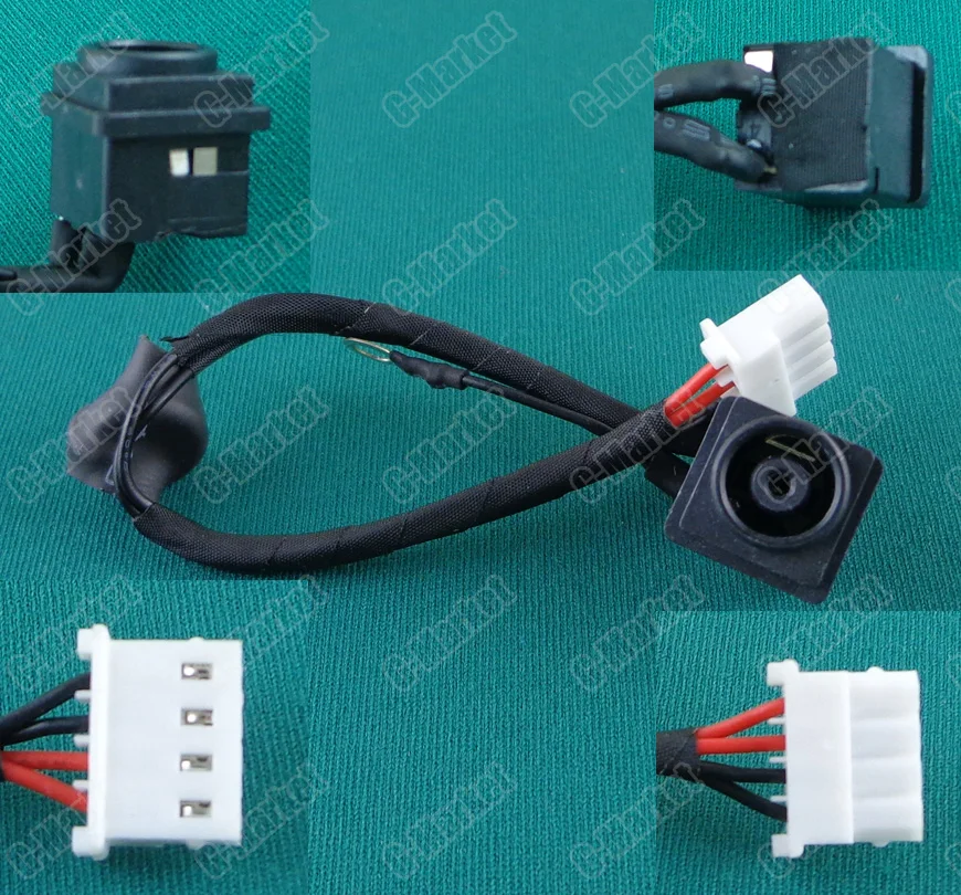 1 10 шт. для Sony PCG 71511M VPCEE23FX EE27EC EE37EC разъем питания постоянного тока с кабелем жгут