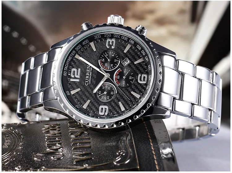 Original New CURREN Top Luxury Relogio Masculino Casual Brand Orologio Analog Date display Men Sport Reloj Military Quartz Watch