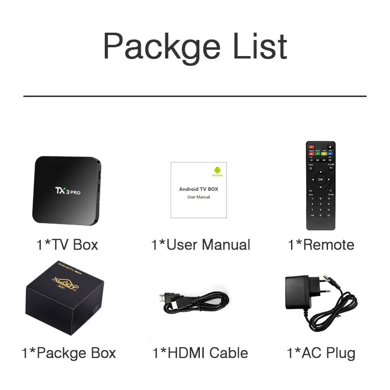XGODY TX3 Pro S905W 4 ядра Smart ТВ коробка Android 7 1 Гб + 8 HDMI K приемник стример Media Player Декодер