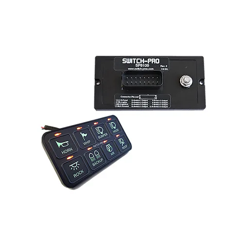 8 Gang LED Switch Panel Slim Touch Control Box with Harness and Label Stickers | Автомобили и мотоциклы