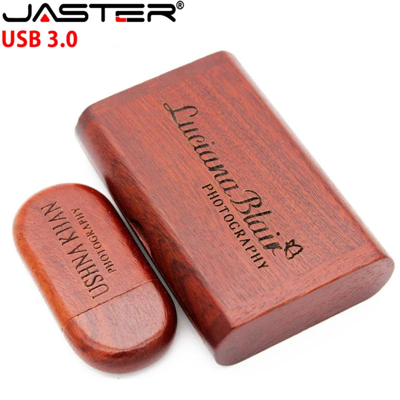 JASTER USB 3,0(более 10 шт. бесплатный логотип) Деревянный usb+ Подарочная коробка ручка-накопитель 8 ГБ 16 ГБ 32 ГБ USB флеш-накопитель фотографии свадебные подарки