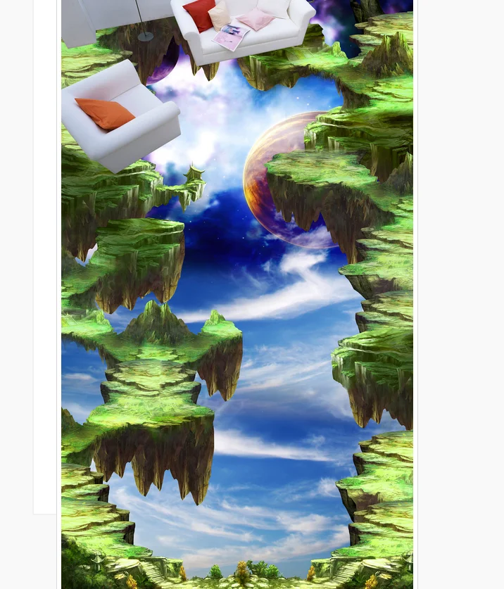 3d обои на заказ украшение для дома игровой сцены пол ПВХ водонепроницаемые