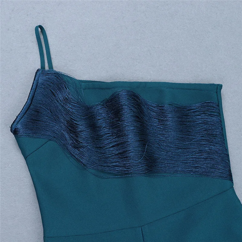 Женский комбинезон на одно плечо с кисточками | Женская одежда