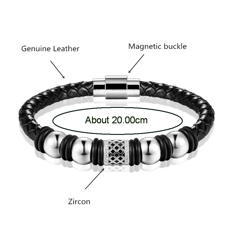 Новый брендовый браслет Janeyacy повседневный кожаный женский модный с бусинами из