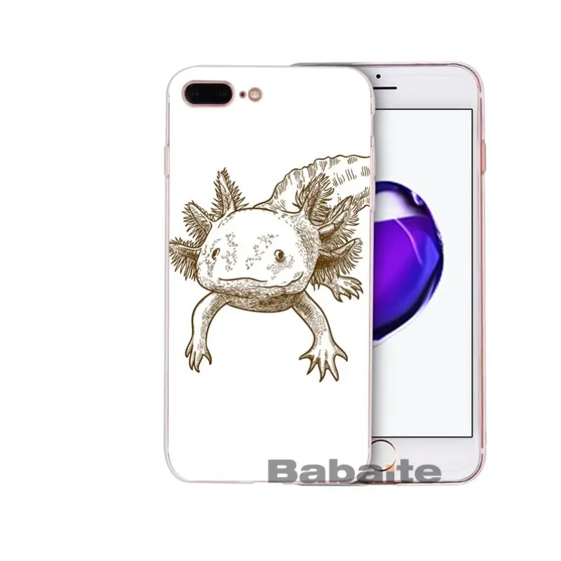 A4 Babaite Прозрачный чехол для телефона с милыми животными Axolotl для iPhone 8 7 6 6S Plus X XS MAX 5 5S SE XR Cellphones11 11pro 11promax - Цвет: A4
