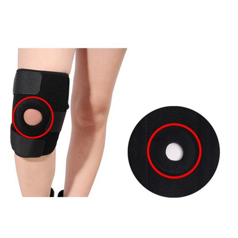 Защита колена Спортивная противоскользящая защита регулируемая дышащая