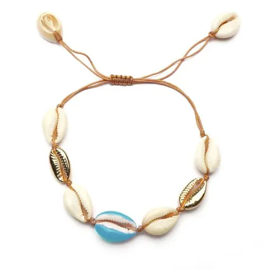 1pc Hot Sale Fashion Wholesale paua genuine cowrie sea shell bracelet in adjustable 8066 8065 8068 | Украшения и аксессуары