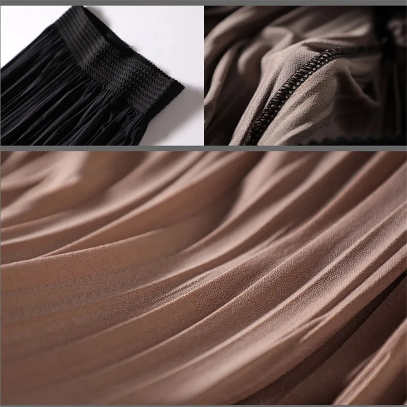 Брюки женские летние шифоновые градиентные широкие с высокой талией SE533 | Женская