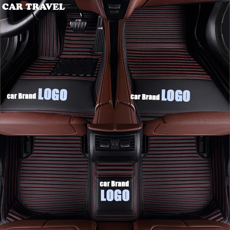 Автомобильные коврики для путешествий с логотипом Volkswagen vw up CC passat b5 b6 b7 b8 polo golf 4 5 6 tiguan jetta touran touareg в автомобильном стиле