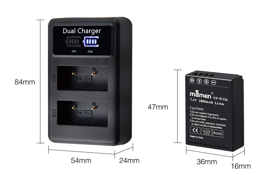 2 шт. 1800 мАч NP W126S NP-W126 NP W126 Fujifilm батарея для цифровой камеры+ USB lcd двойное зарядное устройство для Fuji HS30EXR HS33EXR X-Pro1 X-T1