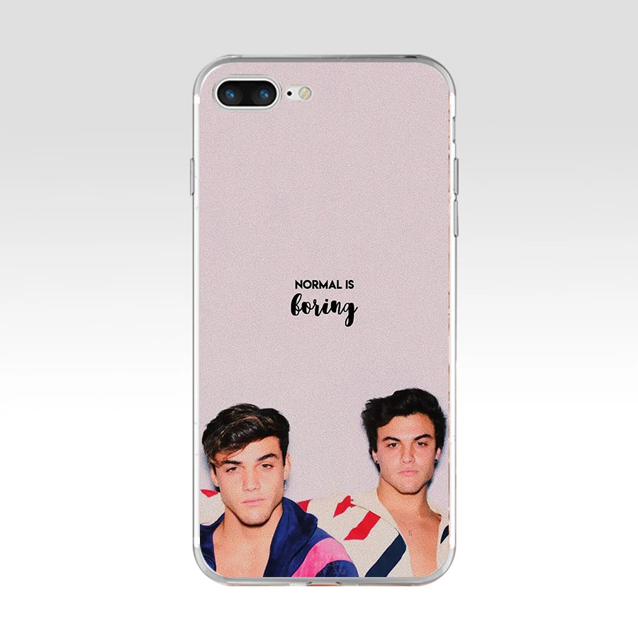 134AQ Dolan Twins Мягкий ТПУ силиконовый чехол для Apple iPhone 6 6s 7 8 plus|Бамперы| |