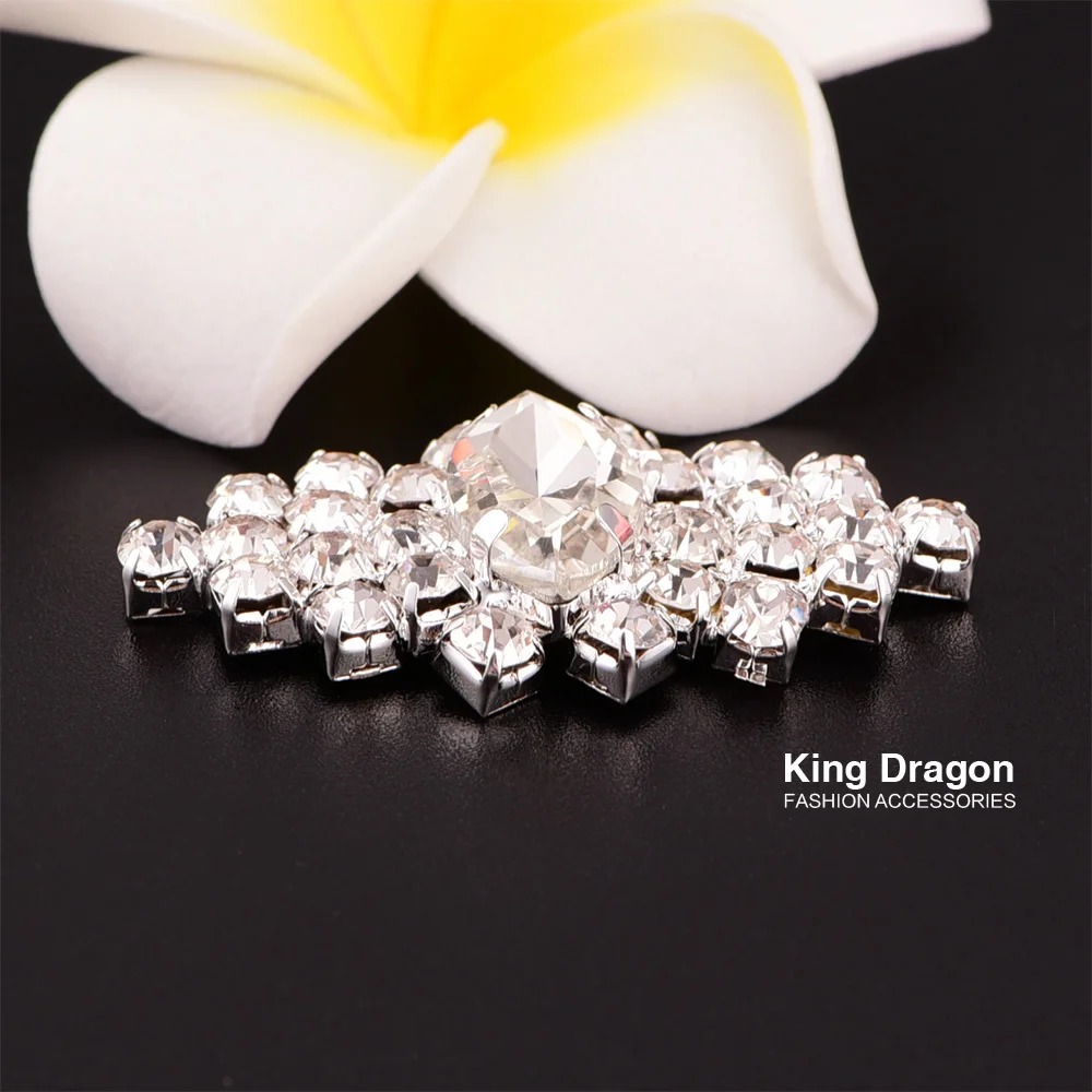 Новое поступление декоративные пуговицы со стразами с плоской задней стороной 40